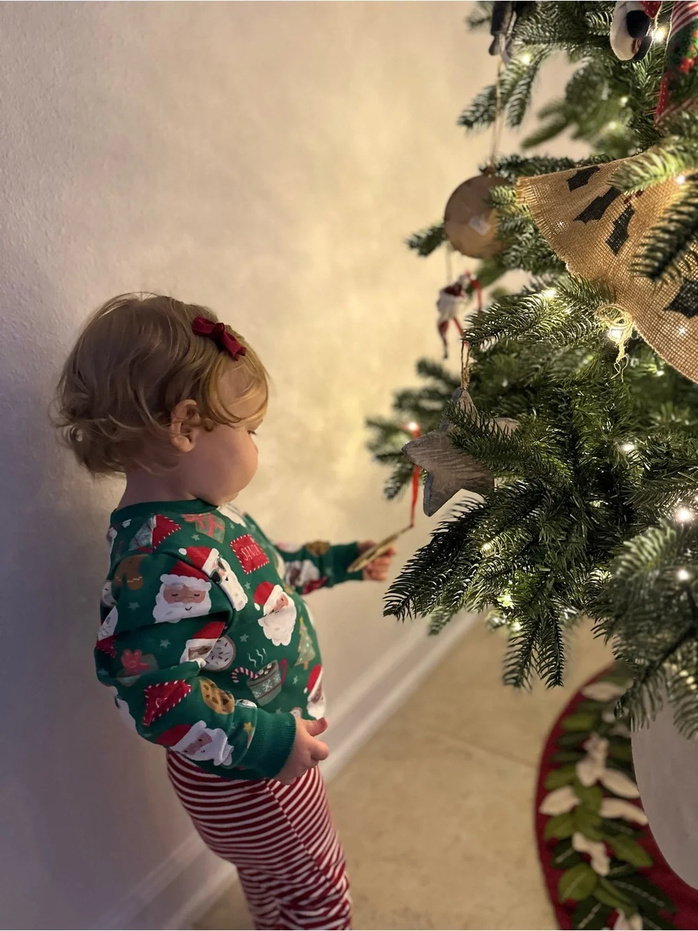 Little Sleepies festive green